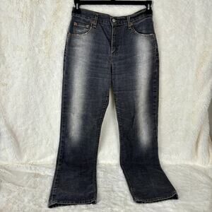 Levi's 505 Low Rise Straight Leg Jeans Size 10 MIS M - Length From Waist 41"